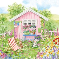 Paperproducts Servietten 33x33 cm Maison Rose 