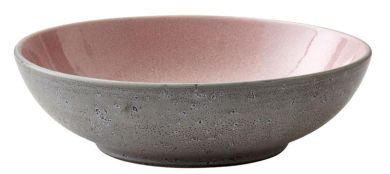 Bitz Pastaschale 20 cm grau/light pink 