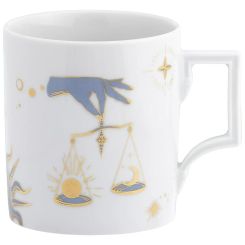 Meissen Henkelbecher Form Berlin Meissen Zodiac Collection Waage V 0,25 L 