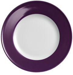 Dibbern Solid Color Pflaume Teller flach 21 cm Fahne 