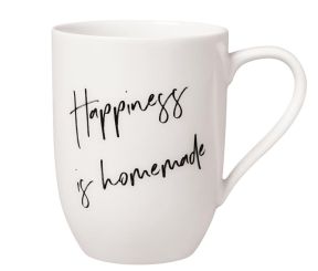 Villeroy & Boch Statement Becher mit Henkel Happiness Is Homemade 11,5x8x10,5 cm 
