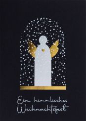 Räder Cloche Karte Ein Himmlisches Weihnachtsfest 