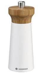 Zassenhaus Pfeffermühle WESTERLAND 14 cm Weiß/Eiche 