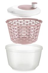 Westmark Salatschleuder Spinderella 4,4 L rutschfest rosa 