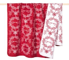 pad Decke 150x200 cm Christkind red 65% Baumwolle 35% Polyacrylic 