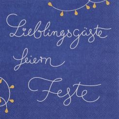 Räder Servietten 33x33cm Lieblingsgäste feiern Feste (20 St.) 