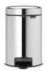Brabantia Treteimer Newicon 3 L Brilliant Steel 
