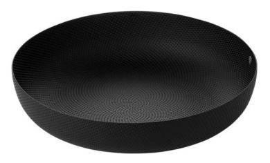 Alessi Texture Runde Schale Schwarz 