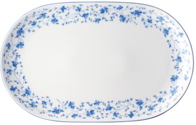 Arzberg Form 1382 Blaublüten Platte oval Coupe 36 cm 