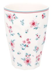 Greengate French latte Becher Sila white 