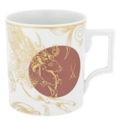 Meissen Henkelbecher, Form Berlin , MEISSEN Christmas Peryton , V 0,25 L 