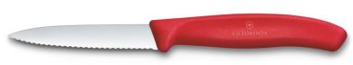 Victorinox Swiss Classic, Gemüsemesser, 8cm, Wellen, Mittelspitz, Rot 
