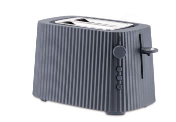 Alessi Plisse Toaster Grau 