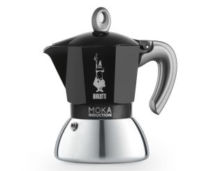 Bialetti Espressokocher New Moka Induction schwarz 2 Tassen 