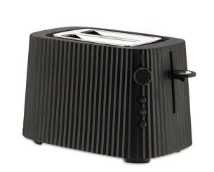 Alessi Plisse Toaster Schwarz 