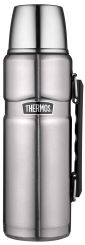 Thermos Isolierflasche Stainless King Edelstahl mattiert 1,2 L 