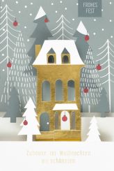 Räder Weihnachtskartenhaus Zuhause ist Weihnachten... 