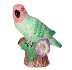 Gift Company Mignon Deko-Papagei H18,5cm grün 