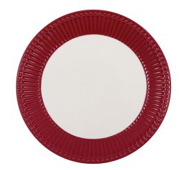 Greengate Teller 23 cm Alice claret red 