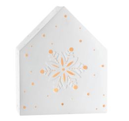 Leonardo Rosso Projektionslicht Haus 19 cm weiß 