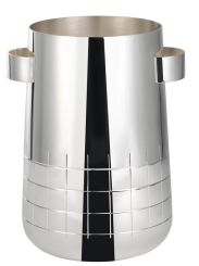 Christofle Wein-Kühler Graphik Versilberte 