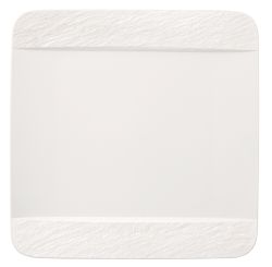 Villeroy & Boch Manufacture Rock blanc Speiseteller Quadratisch 28x28x2 cm 
