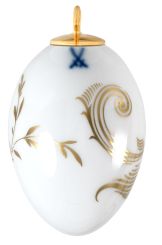 Meissen Osterei, Waves Of Spring, H 5 Cm 