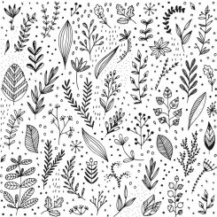 Paperproducts Design Servietten 33x33 cm Pure Leaflet white 