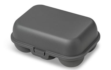 Koziol Eierbox Eggs To Go Mini nature ash grey 