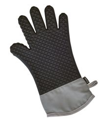Lurch 5-Finger-Backhandschuh GRIP Silikon/Textil schwarz 