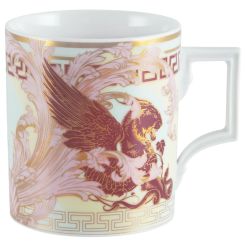 Meissen Henkelbecher, Form Berlin , Mystic Maison , Mint, Bordeaux, V 0,25 L 