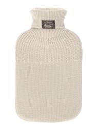 Fashy Wärmflasche 2,0l Rollkragen-Strickbezug beige 