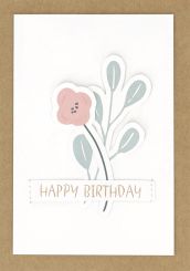 Räder Geburtstag Blümchenkarte Happy Birthday 