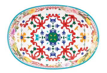 Guzzini Reisschüssel oval 32,5 cm Flower&Lemon 