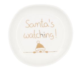 Räder Weihnachtsschälchen Santa's watching D.10,5cm H.2cm 