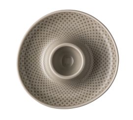 Rosenthal Selection Junto Pearl Grey Eierbecher mit Ablage 
