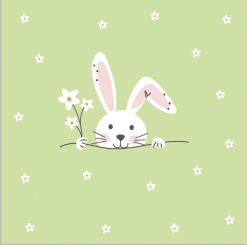 Paperproducts Servietten 25x25 cm Hello Easter green 