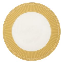 Greengate Teller 23 cm Alice honey mustard 