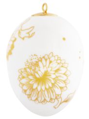 Meissen Osterei, groß, Golden Onion Style, H 7 cm 
