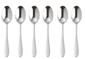 Sambonet 6er Set Mokkalöffel Velvet Edelstahl 18/10 