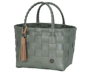 Handed By Shopper Mini Paris XS sage green mit Quaste nougat cream 