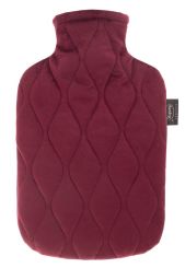 Fashy Wärmflasche 2,0l Bezug gesteppt bordeaux 