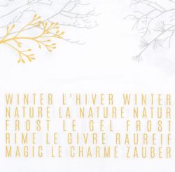 Räder Serviette 33x33cm Winter 3 sprachig 