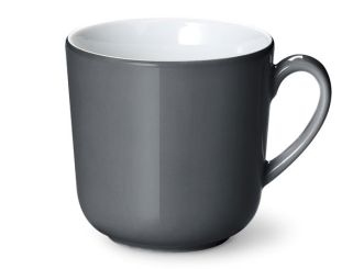 Dibbern Solid Color Anthrazit Becher mit Henkel 0,32 L 