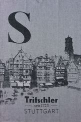 Tritschler Ross Geschirrtuch 50x70 cm Motiv Stuttgart 