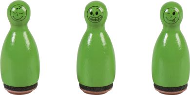 Brunnen Mini Smiley-Stempel grün 