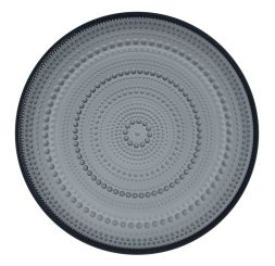 iittala Kastehelmi Teller 24,8 cm dunkelgrau 