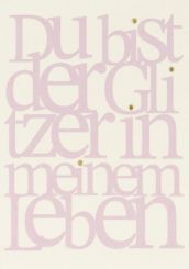 Räder Freundinnen Karte Du bist der Glitzer... 