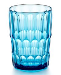 Guzzini Trinkglas hoch 480 ml Dekor 2 Vanity Sea blue 