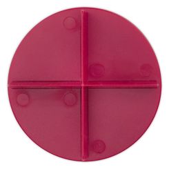 Städter Brötchenstempel Laugenbrötchen Ø 7,5 cm / H 2 cm Rot 